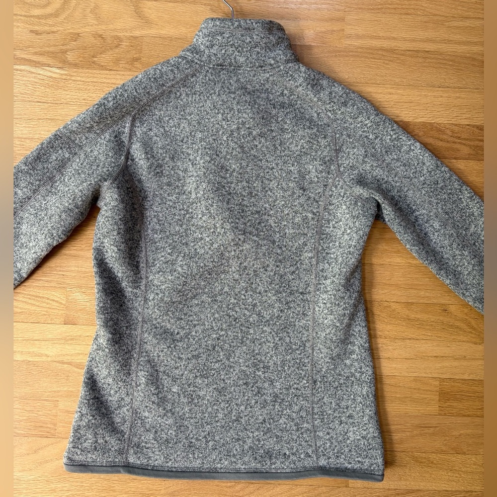 Patagonia Gray Better Sweater 1/4-Zip Fleece Size Medium in Excellent Condition - Picture 10 of 15